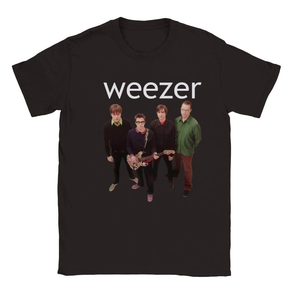 Weezer Green Album Teeshirt Classic Kids Crewneck T-shirt