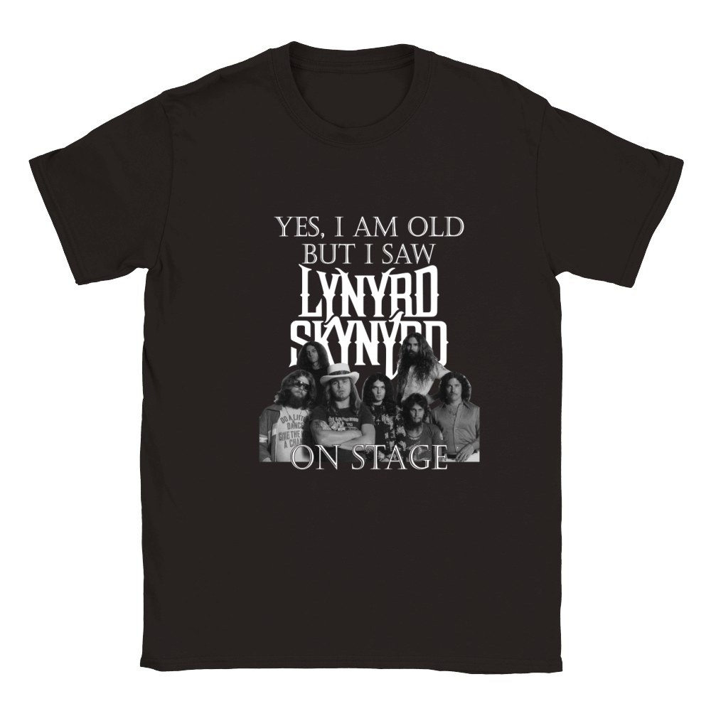 yes i am old but saw lynyrd skynyrd on stage Classic Kids Crewneck T-shirt
