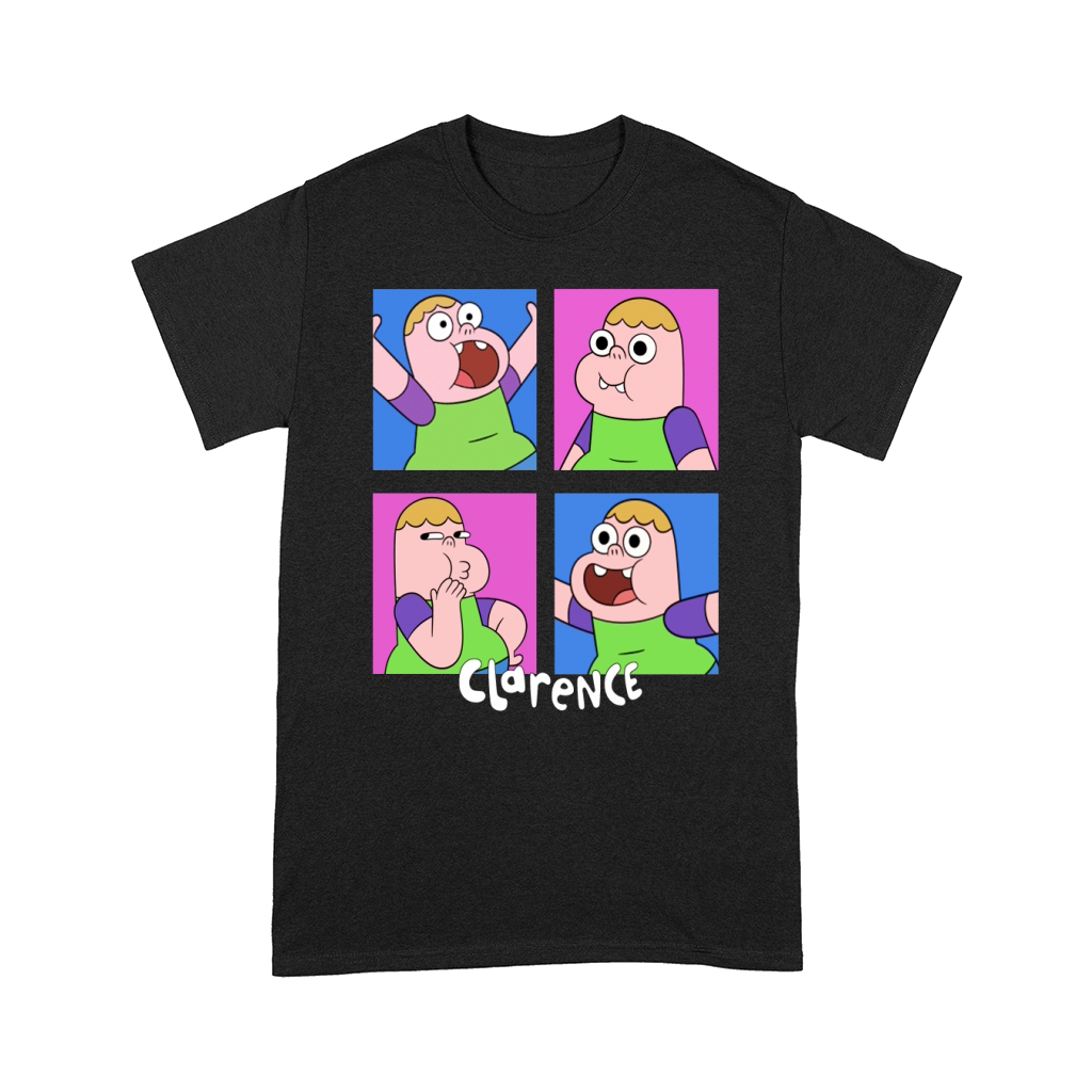 Cartoon Network Clarence Boxed Up Graphic T-Shirt Comfort T-shirt