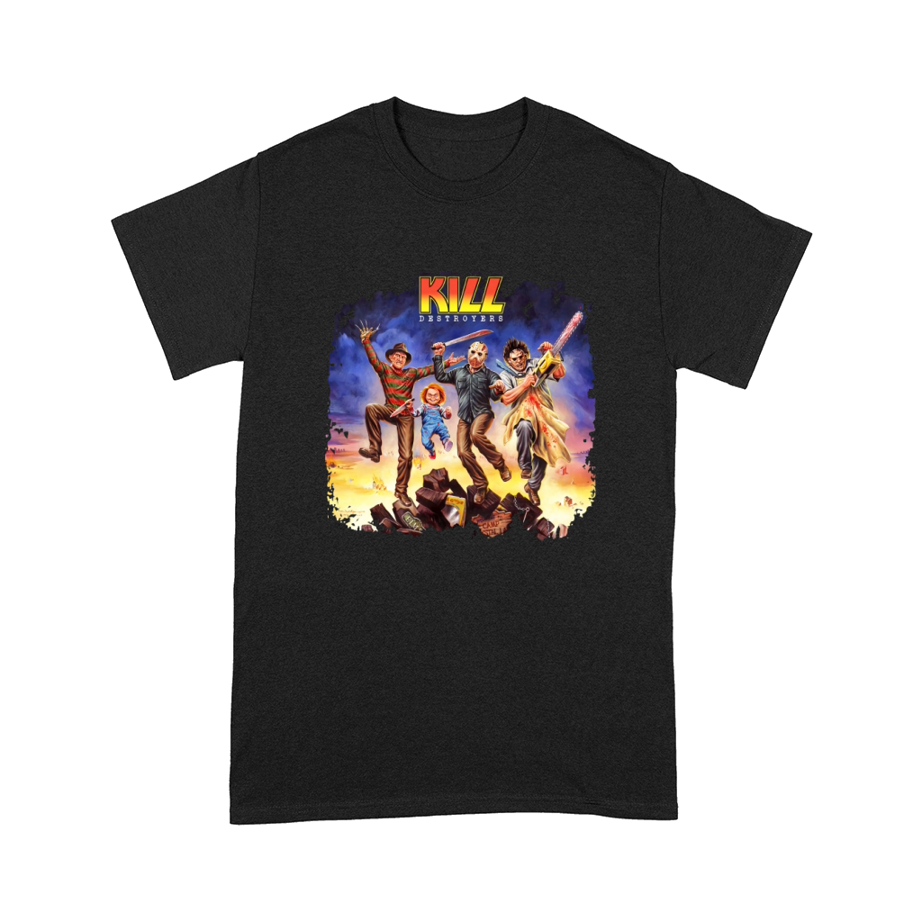 Halloween horror characters kiss destroyers Comfort T-shirt