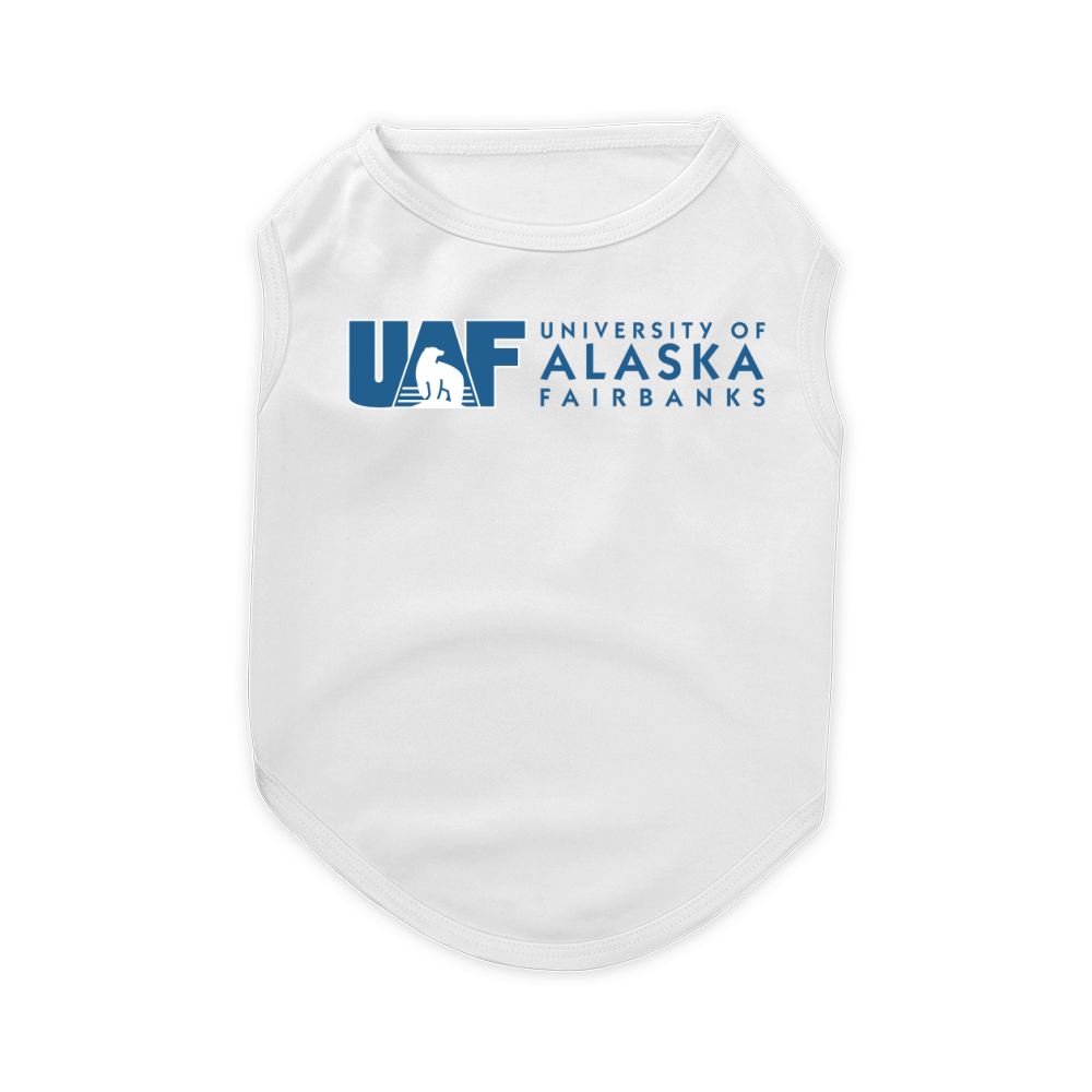 Simple Logo University Of Alaska Fairbanks 2020 Pet T-Shirt
