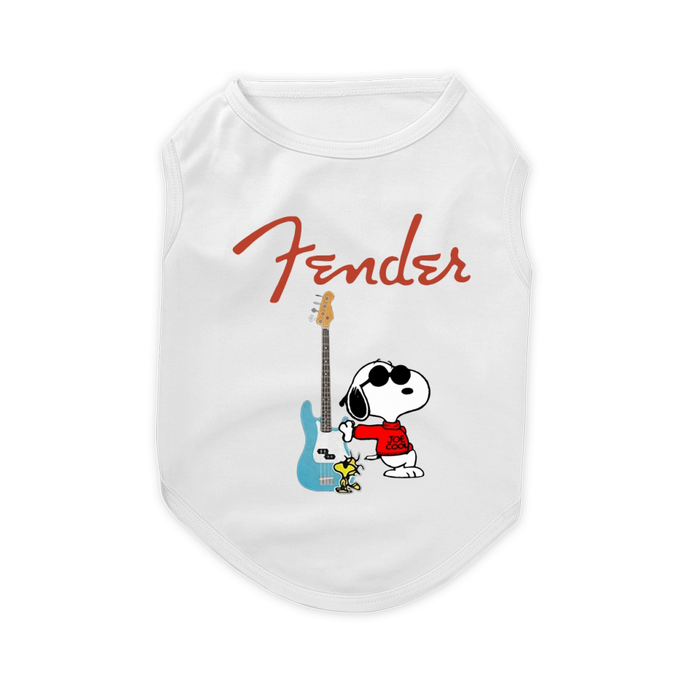 Snoopy Guitar Player Fender Pet T-Shirt