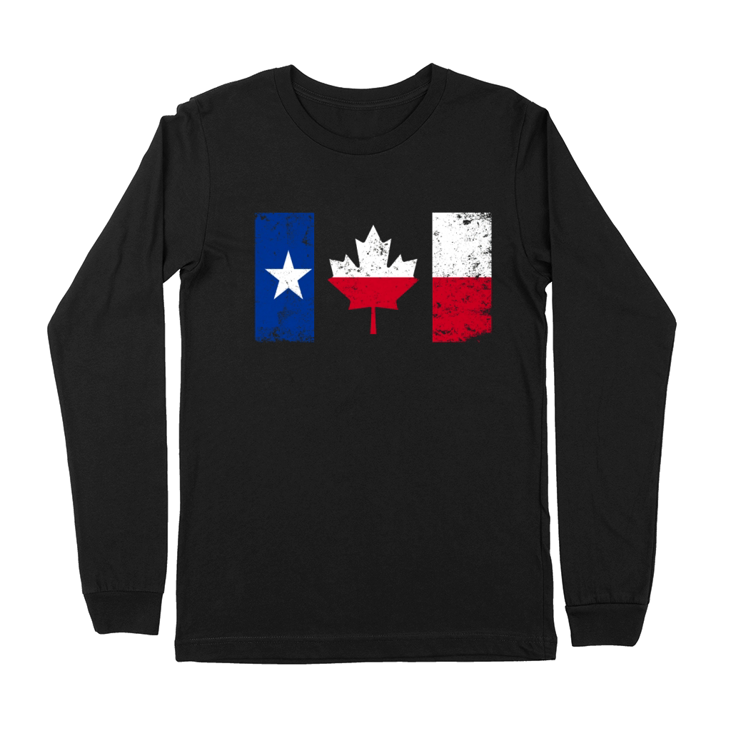 Canadian Texas Flag Premium Long Sleeve