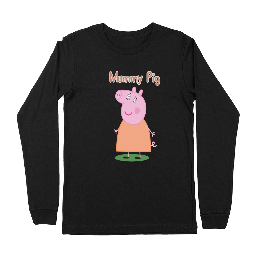 peppa pig mummy pig Premium Long Sleeve