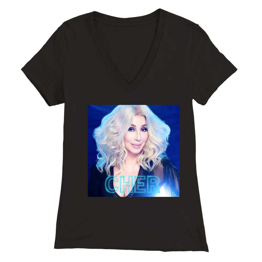 Cher music Premium Womens V-Neck T-shirt