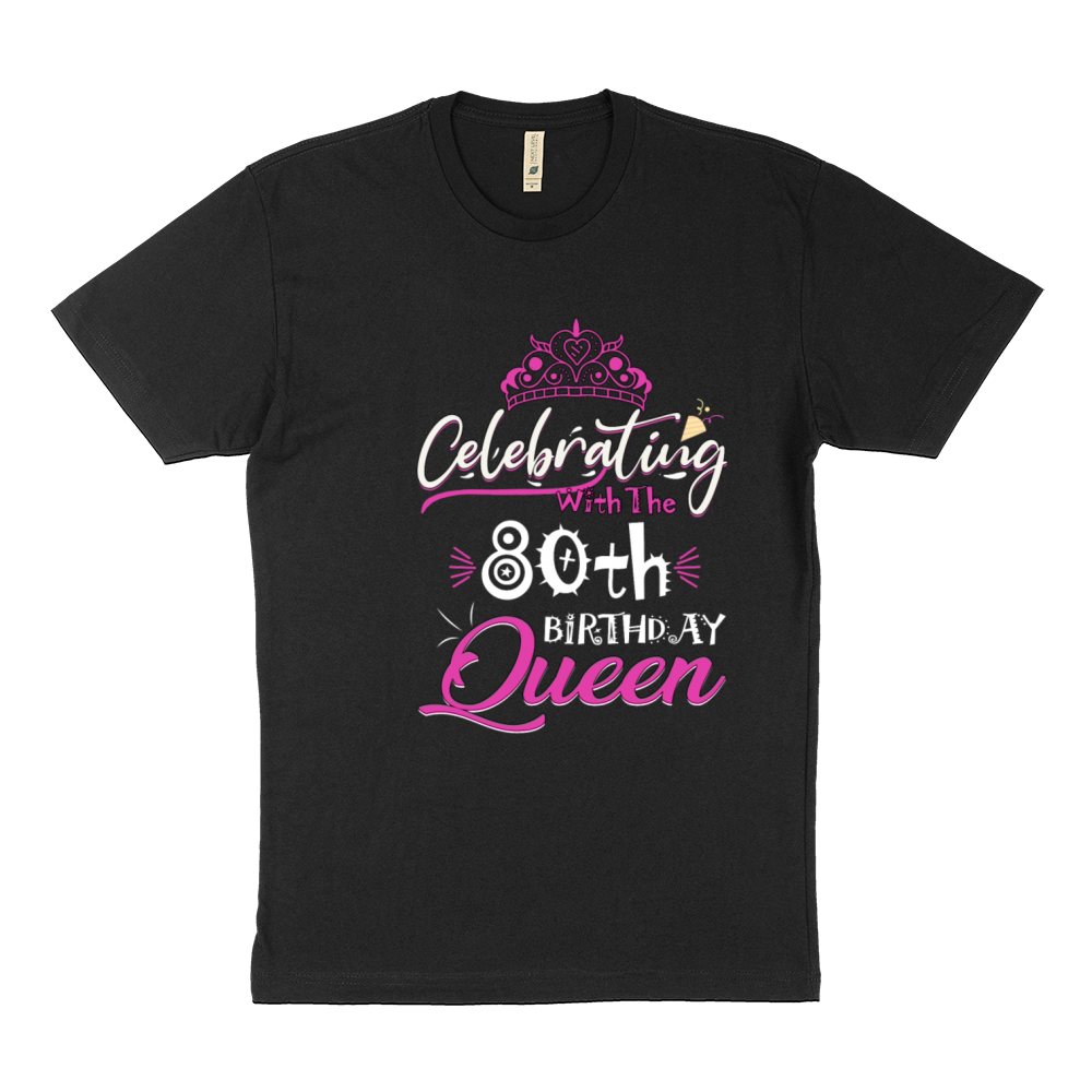 Celebrating With The 80th Birthday Queen Sustainable T-Shirt