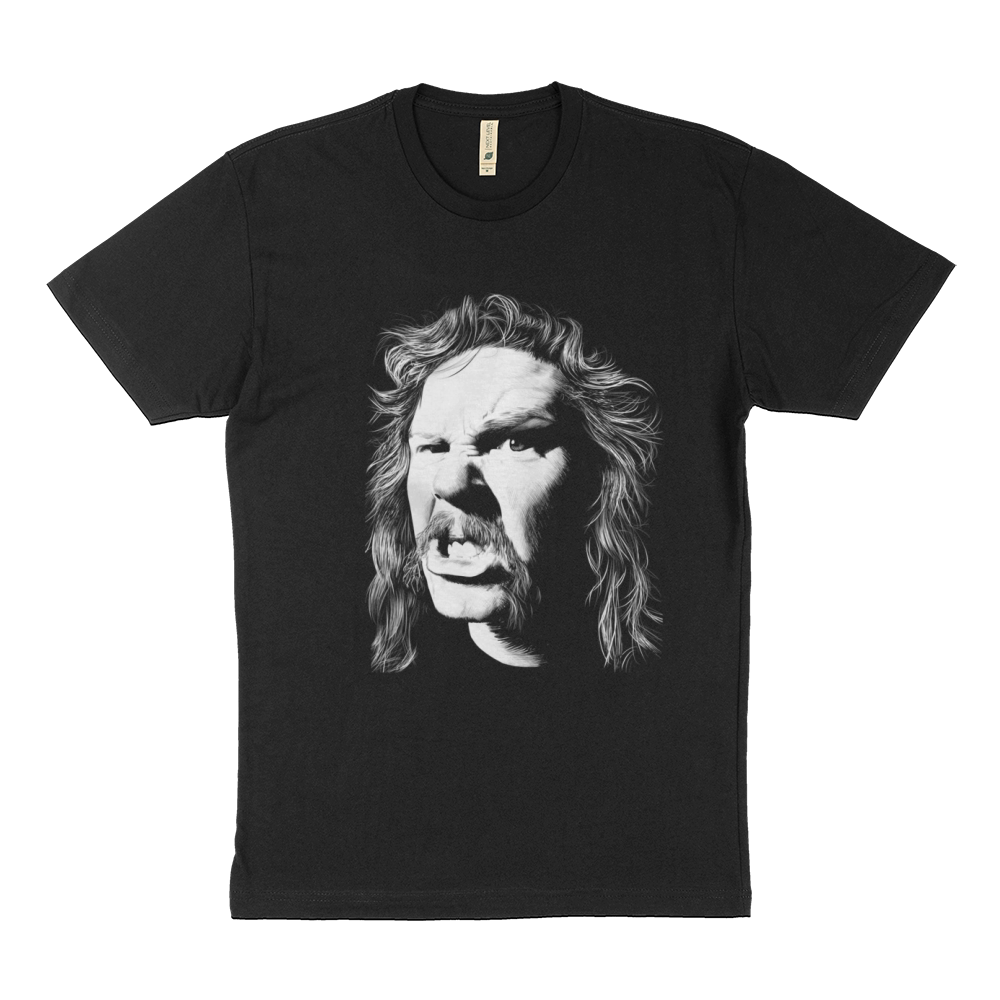 James Hetfield Bold Art Sustainable T-Shirt