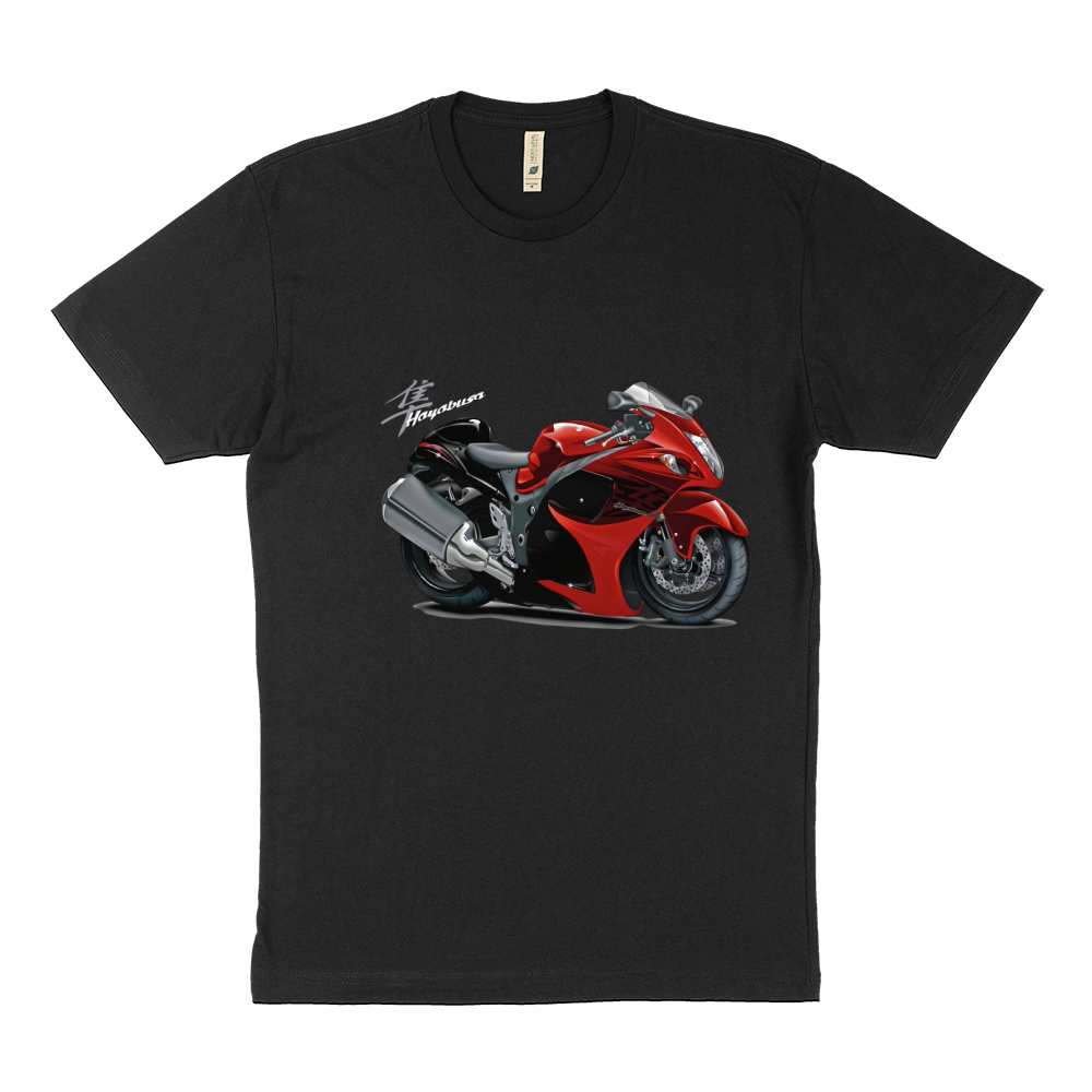 Suzuki Hayabusa Red Bike Sustainable T-Shirt