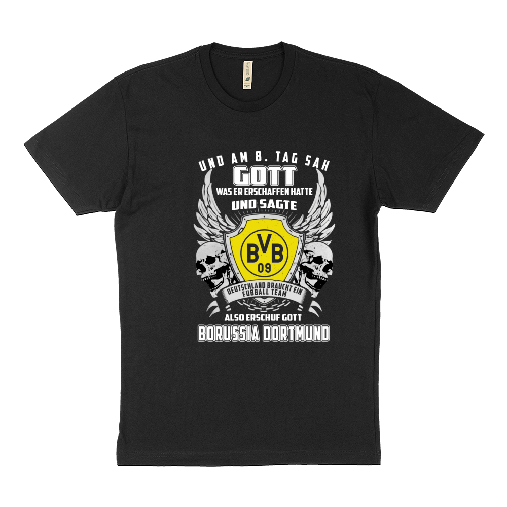 und am 8 tag sah gott also erschuf gott Borussia Dortmund shirt Sustainable T-Shirt