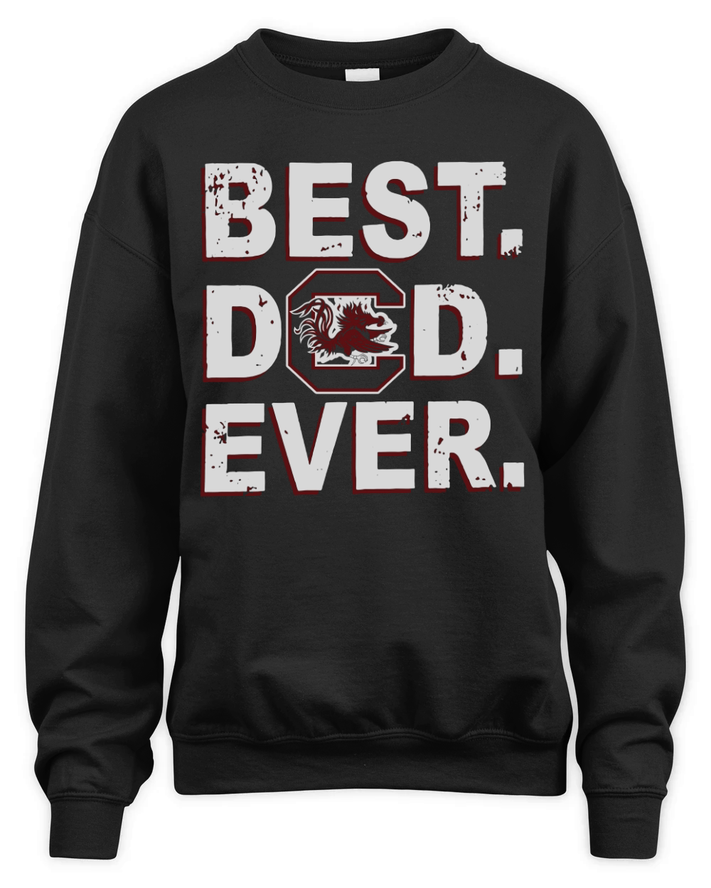 Best Dad Ever South Carolina Gamecocks Father’s Day Unisex Premium Crewneck Sweatshirt