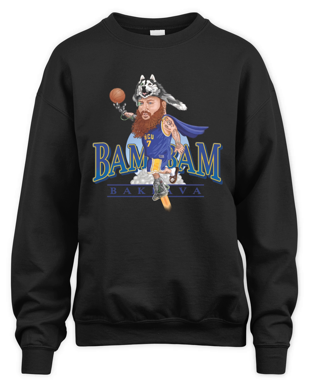 JAPYZEY Action Bronson Unisex Premium Crewneck Sweatshirt