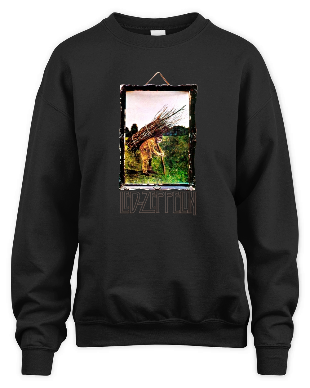 Led Zeppelin Man with Sticks Unisex Premium Crewneck Sweatshirt