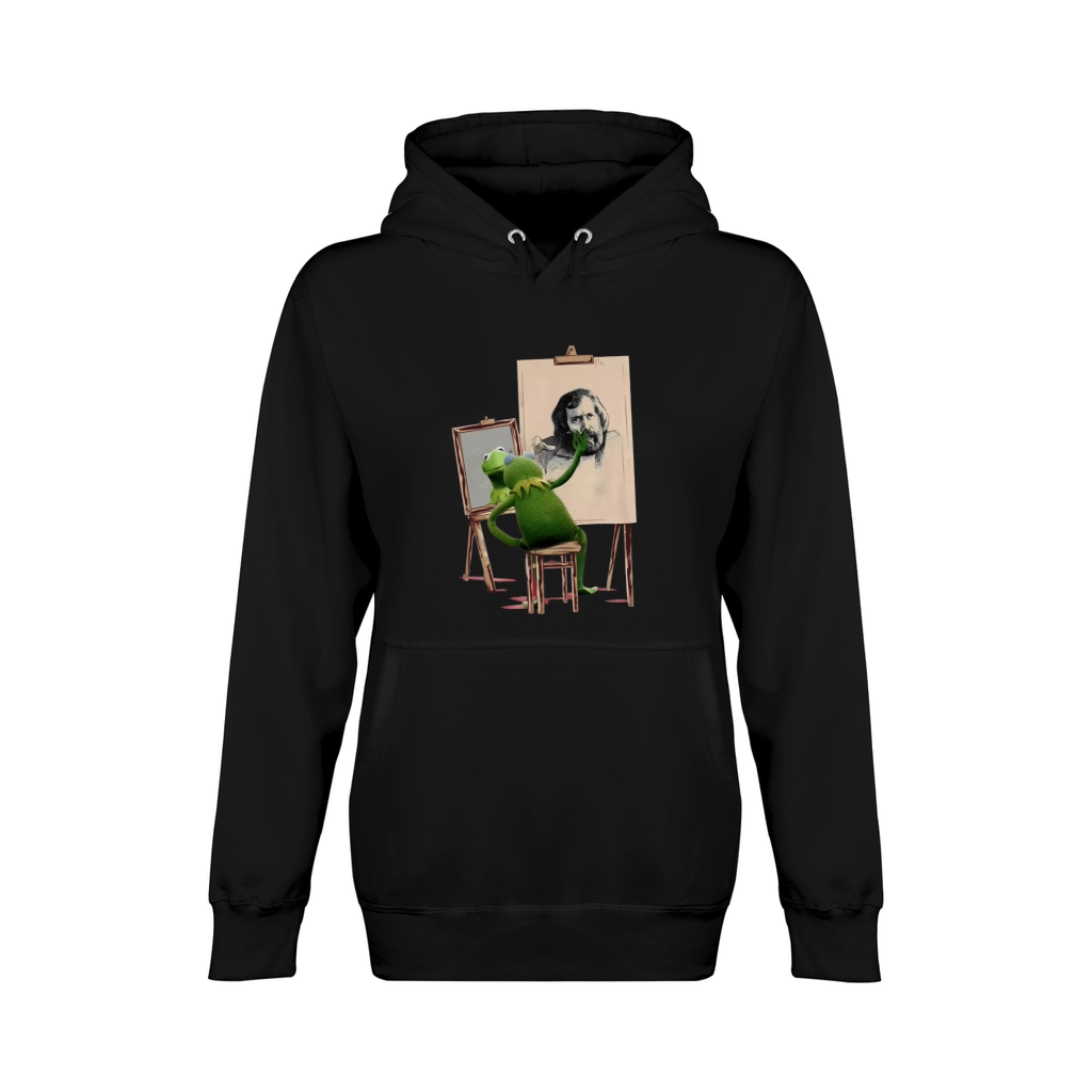 Kermit The frog painting Jim Henson shirt Unisex Premium Pullover Hoodie