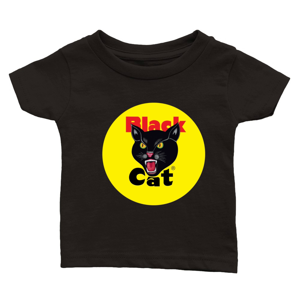 Black Cat Fireworks Classic Baby Crewneck T-shirt