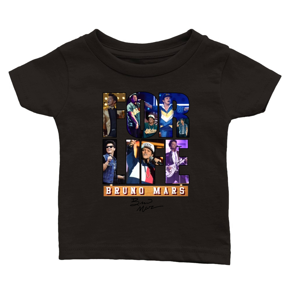 BRUNO MARS Classic Baby Crewneck T-shirt