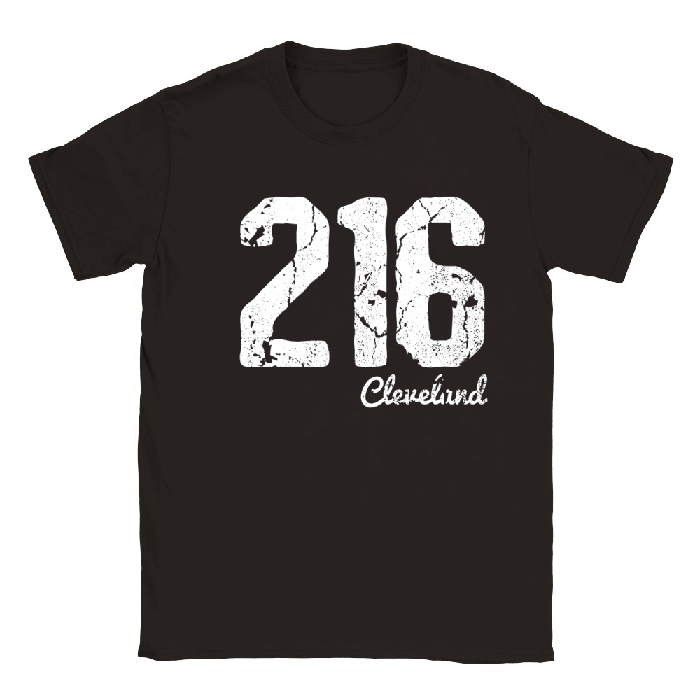 Cleveland 216 Area Code Vintage Classic Kids Crewneck T-shirt