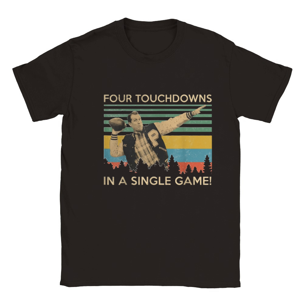 Four Touchdowns In A Single Game Al Bundy Vintage shirt Classic Kids Crewneck T-shirt