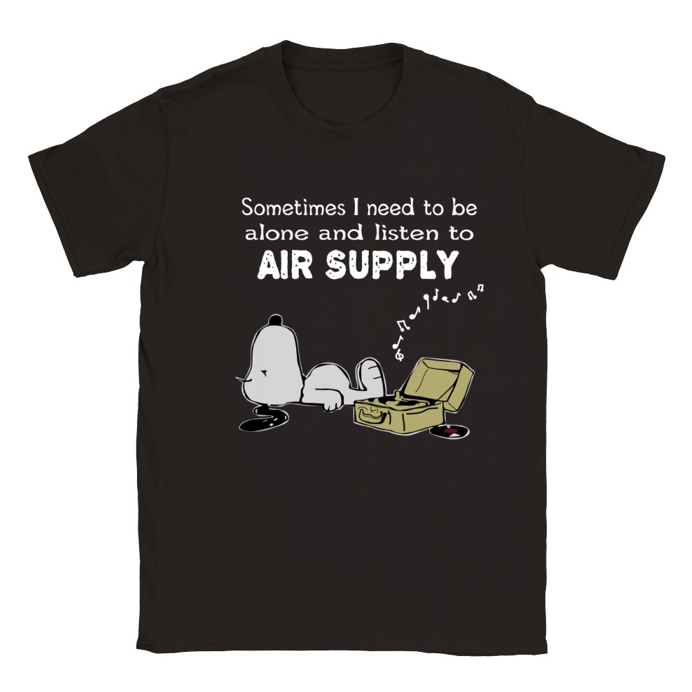 Sometimes I need to be alone and listen to Air Supply Classic Kids Crewneck T-shirt