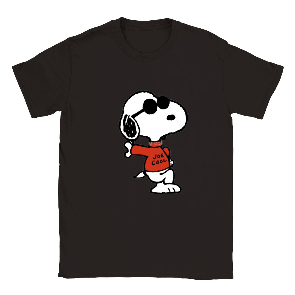 The Peanuts - Snoopy Joe Cool - T Shirt Classic Kids Crewneck T-shirt