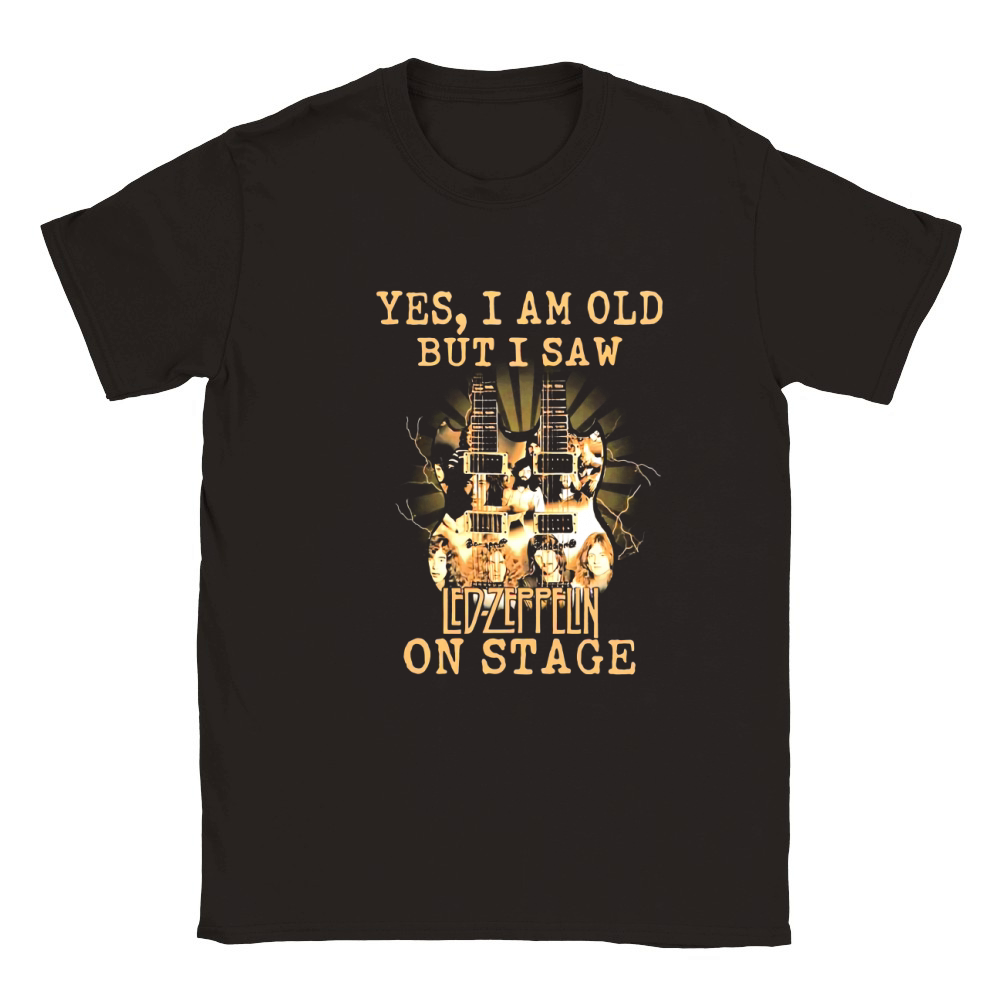 Yes I Am Old But I Saw Led Zeppelin On Stage shirt Classic Kids Crewneck T-shirt