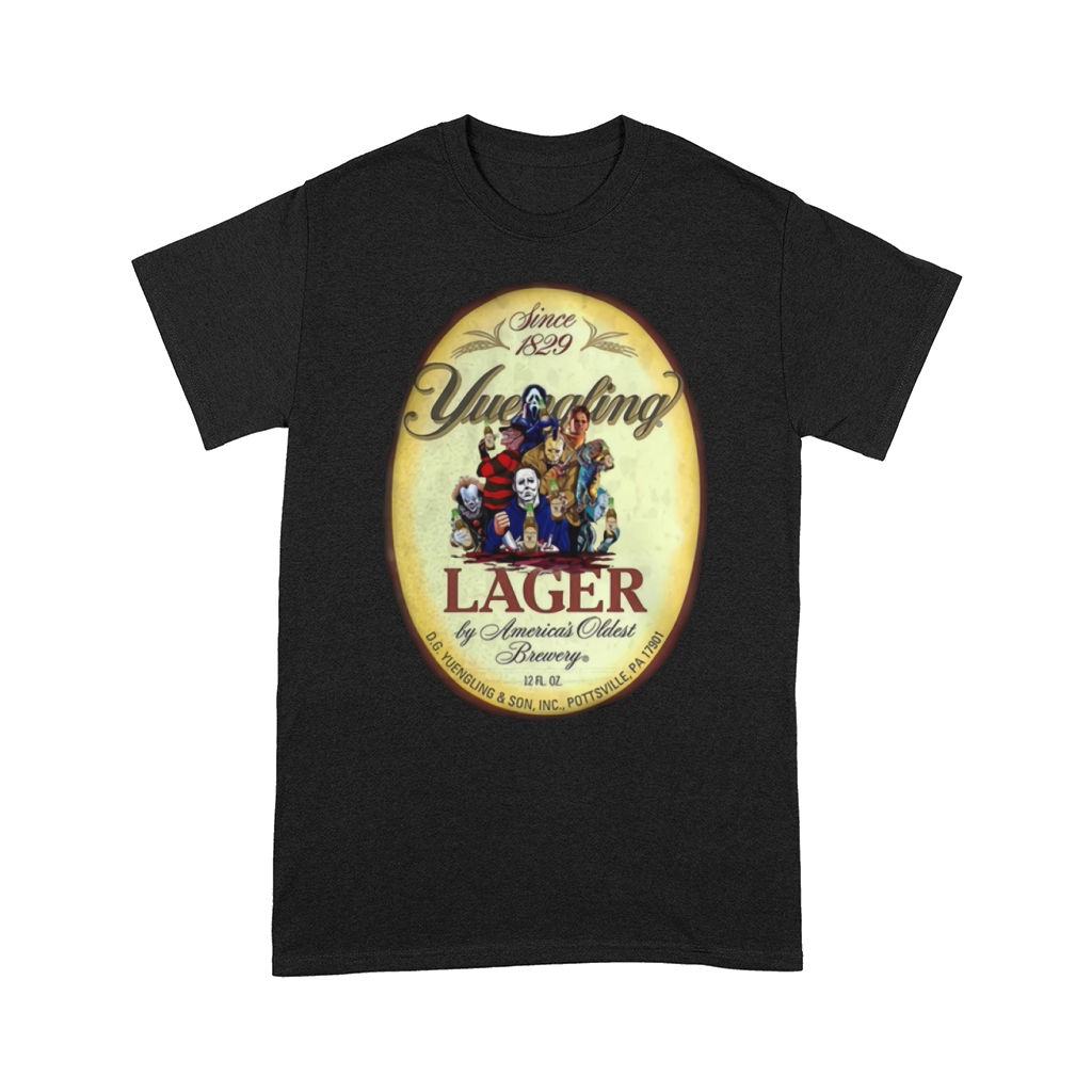 Horror characters Yuengling Lager by America’s Oldest Brewery shirt Comfort T-shirt
