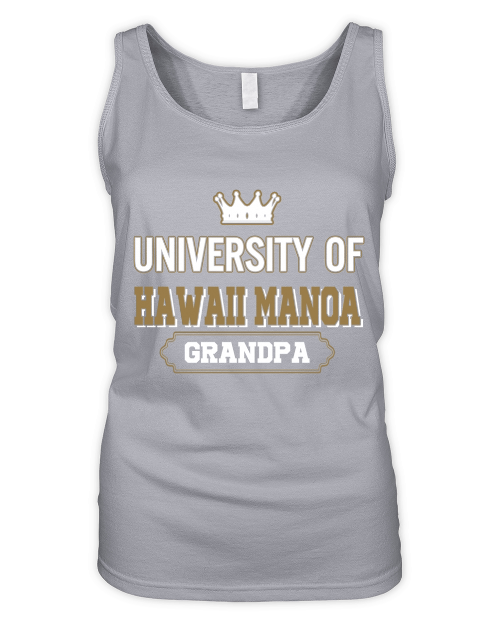 University of Hawaii Manoa Grandpa Great Gift For Grandparents Organic Women's Tank Top