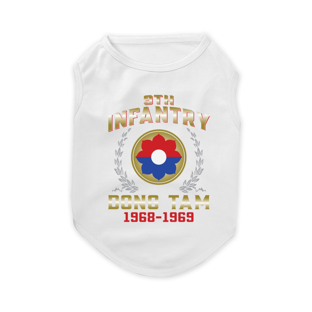 9TH INFANTRY DONG TAM 1968 to 1969 Pet T-Shirt