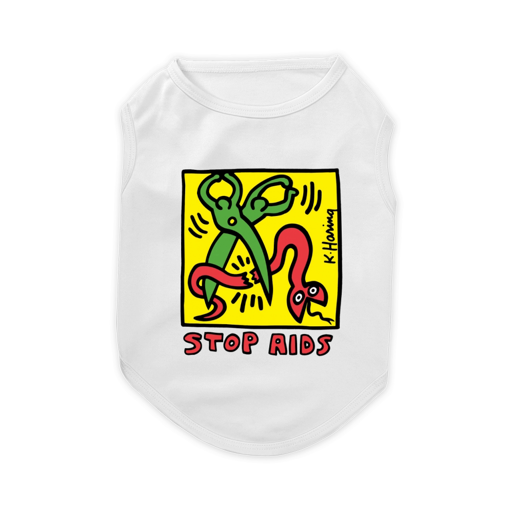 Keith Haring Stop Aids Pet T-Shirt