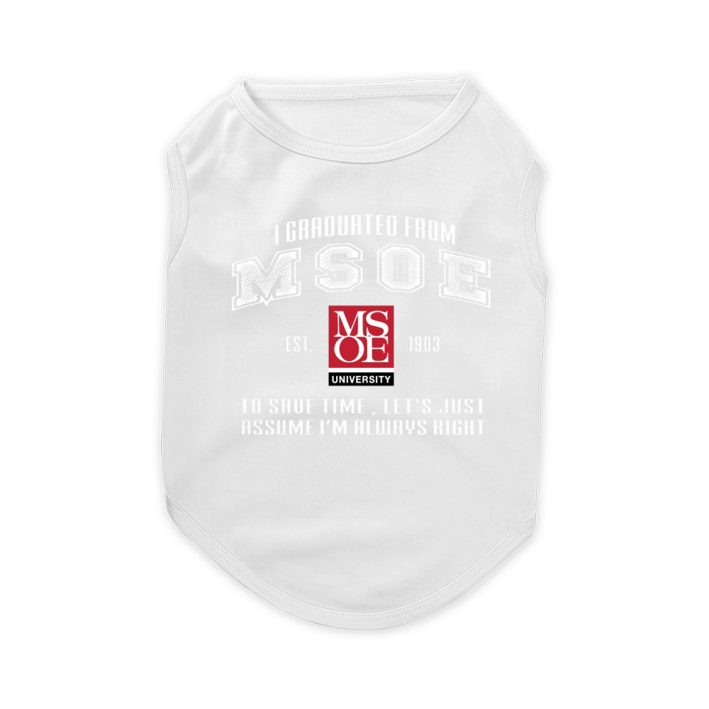 Milwaukee School of Engineering Pet T-Shirt