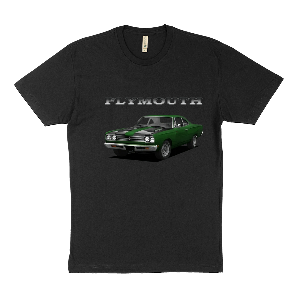 1969 Plymouth Road Runner Green Sustainable T-Shirt
