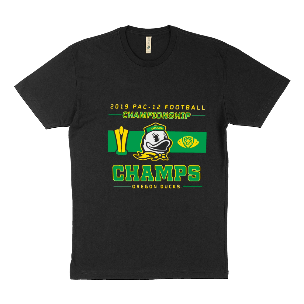 2019 Pac 12 Football Championship Champs Oregon Ducks shirt Sustainable T-Shirt