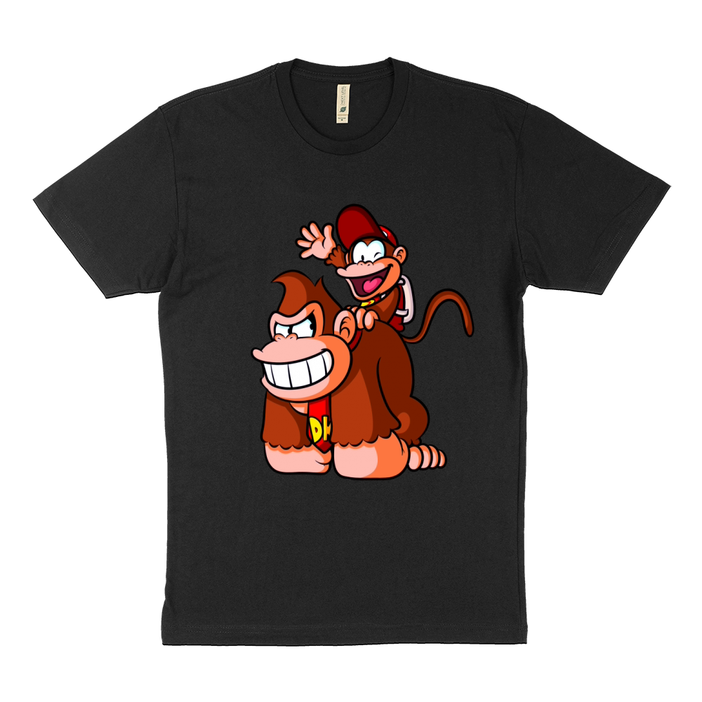 donkey Kong and Diddy kong bleu T-Shirt Sustainable T-Shirt
