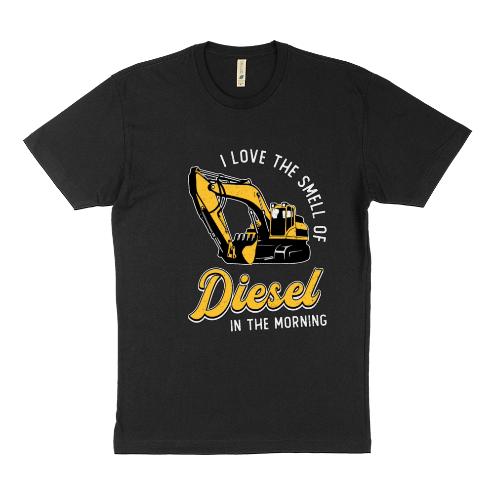 Excavator I Love The Smell Construction Worker Sustainable T-Shirt