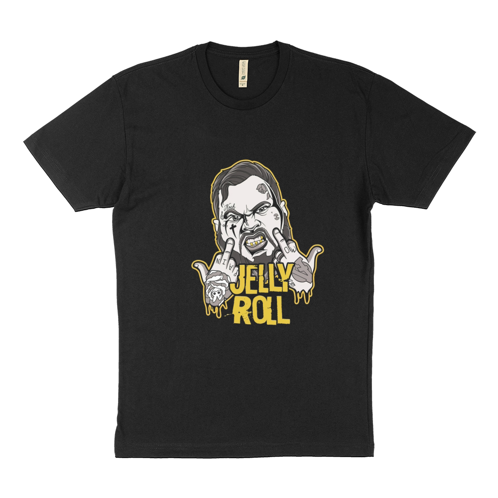 jelly roll face merch Sustainable T-Shirt
