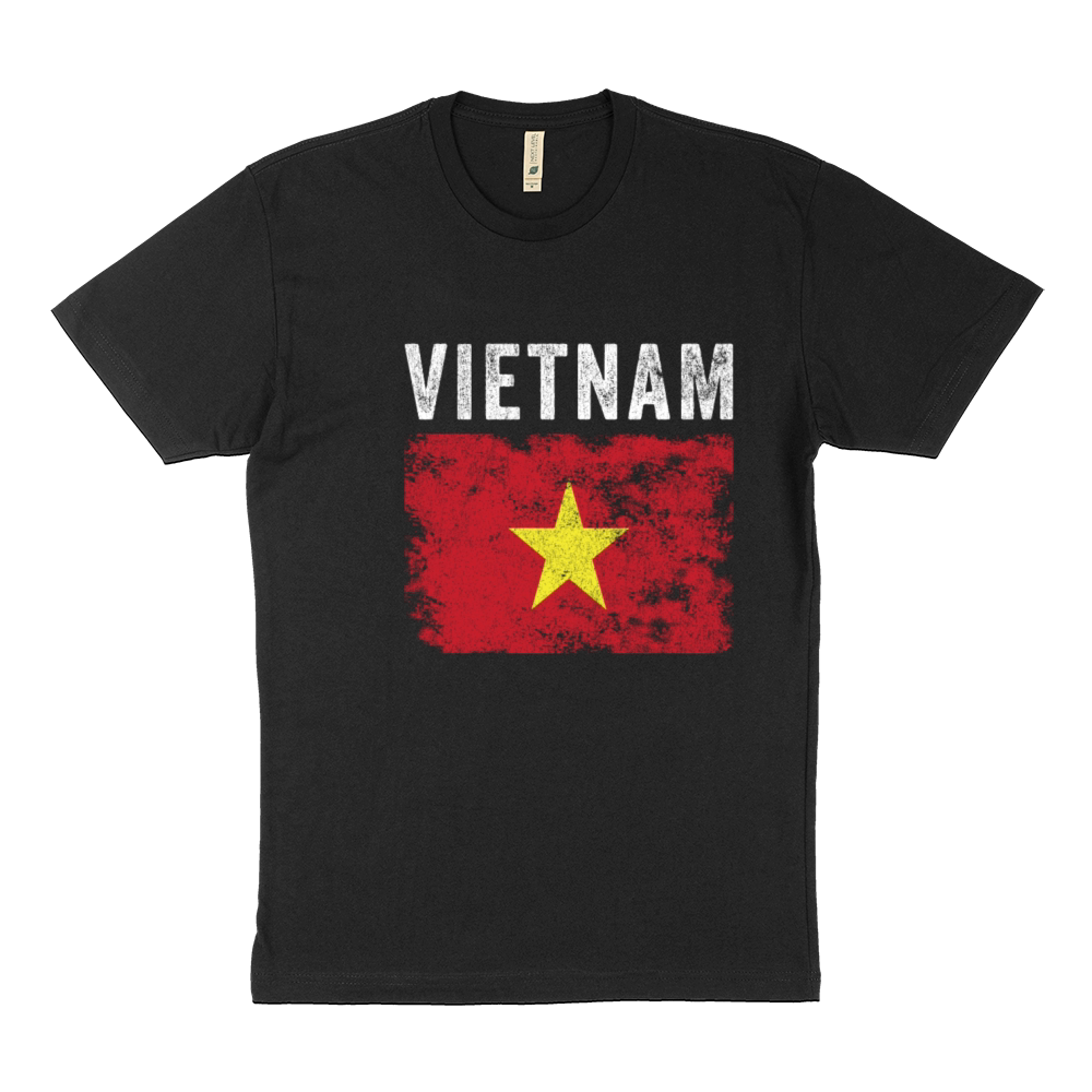Vietnam Flag Distressed Vietnamese Flag Sustainable T-Shirt