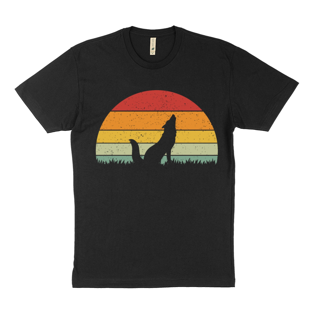 Vintage Retro Wolf Vintage Wolf Sustainable T-Shirt