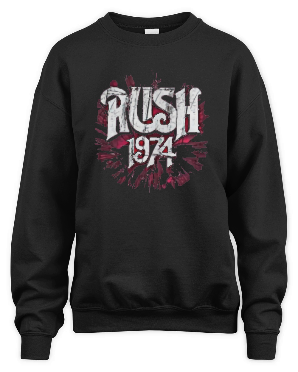 Rush 1974 Logo Progressive Hard Rock Heavy Metal Music Band Unisex Premium Crewneck Sweatshirt