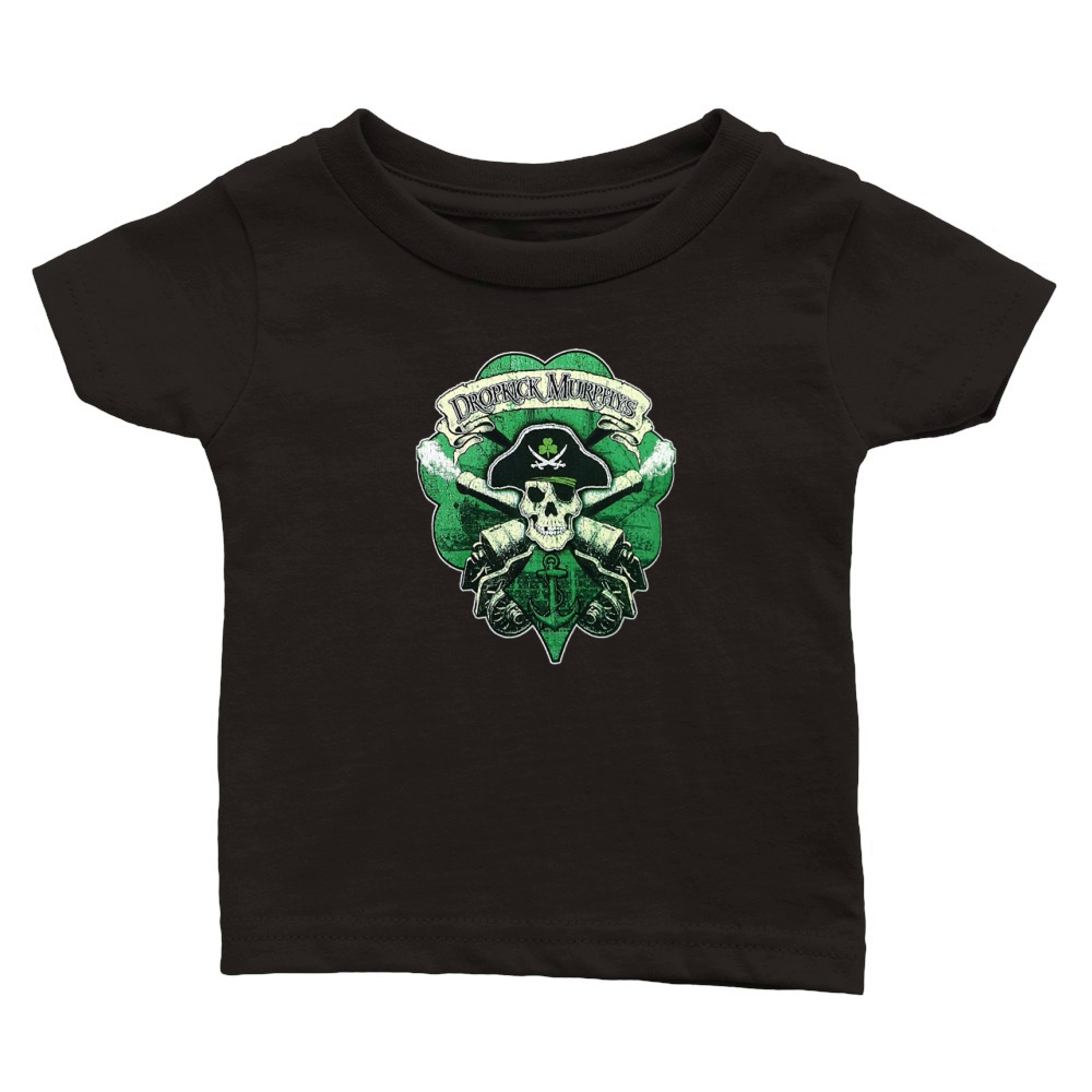 Dropkick Murphys Skull Cannon Classic Baby Crewneck T-shirt