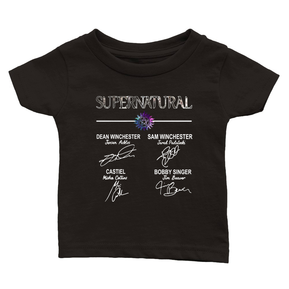 Supernatural Dean Winchester und Sam Winchester Classic Baby Crewneck T-shirt