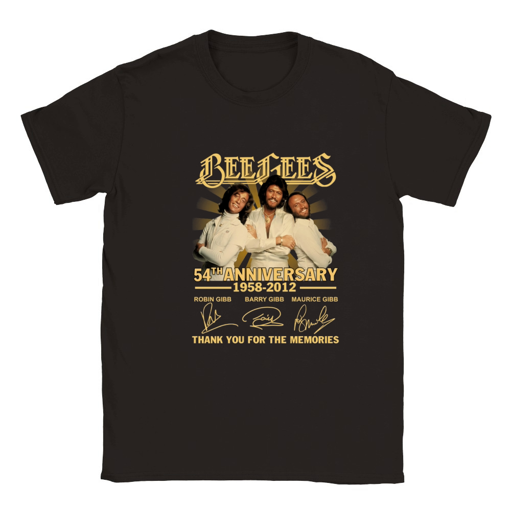 Bee gees 54th anniversary 1958 2012 thank you for the memories signatures Classic Kids Crewneck T-shirt