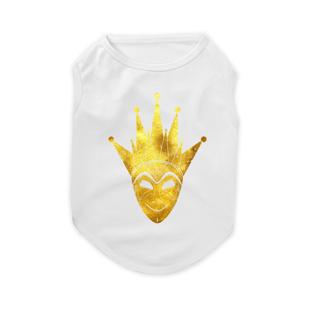 Boris Brejcha Mask Logo Gold Edition Pet T-Shirt