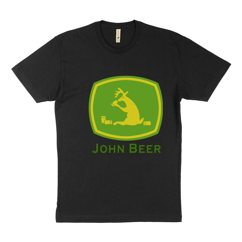 John Deere Parody John Beer shirt Sustainable T-Shirt