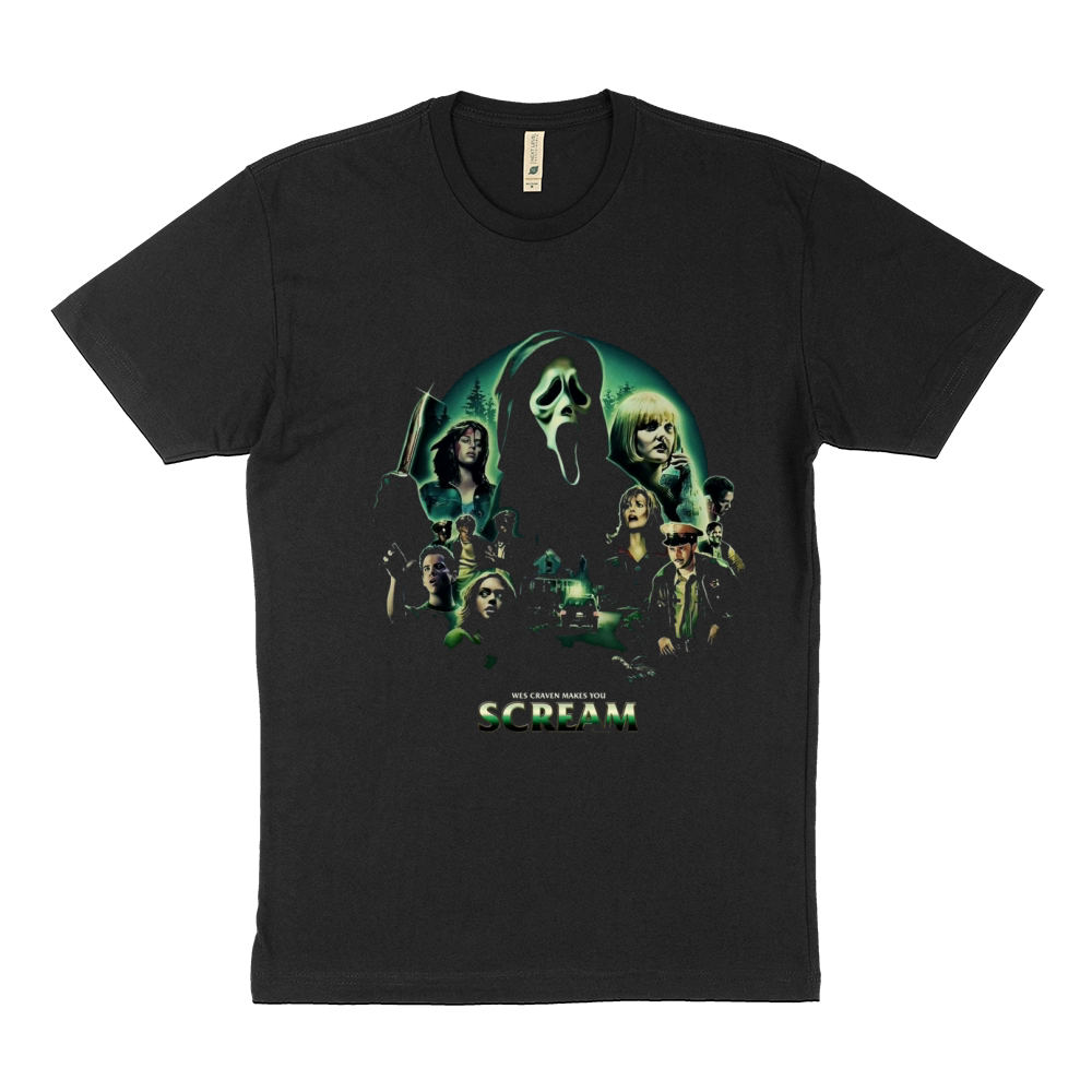 Movie Black Scream Sustainable T-Shirt