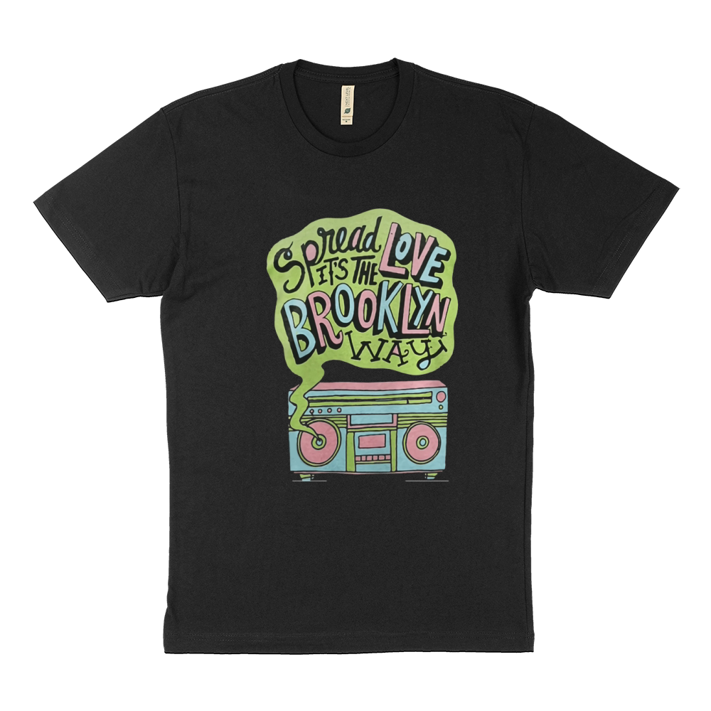 Spread love is the brooklyn way Sustainable T-Shirt
