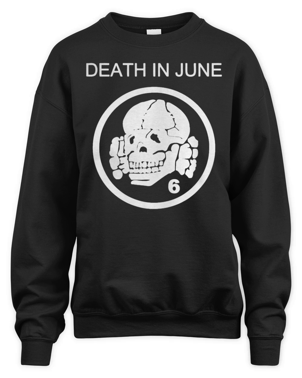 Death In June Skull Punk Rock Unisex Premium Crewneck Sweatshirt