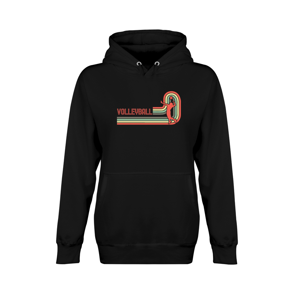 Volleyball Retro Volleyball player Shirt Unisex Premium Pullover Hoodie
