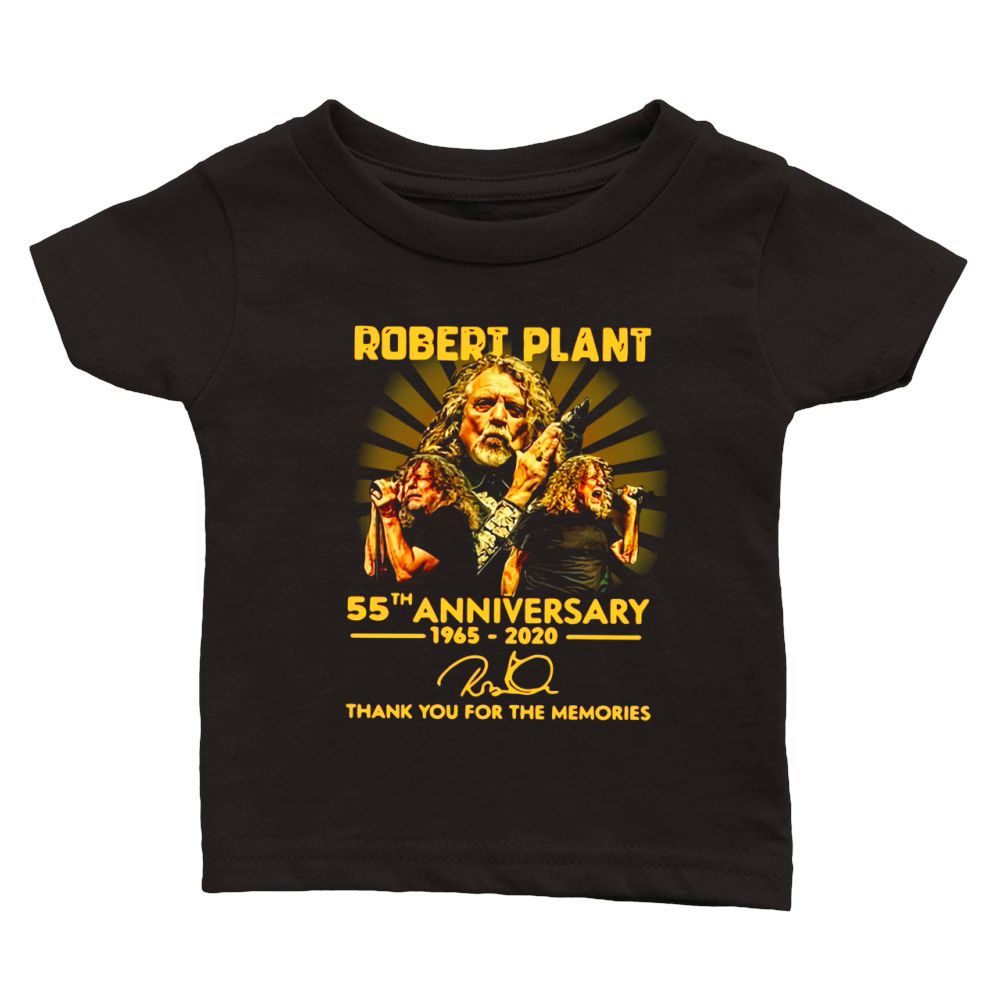Robert Plant 55th anniversary 1965 2020 thank you for the memories Classic Baby Crewneck T-shirt