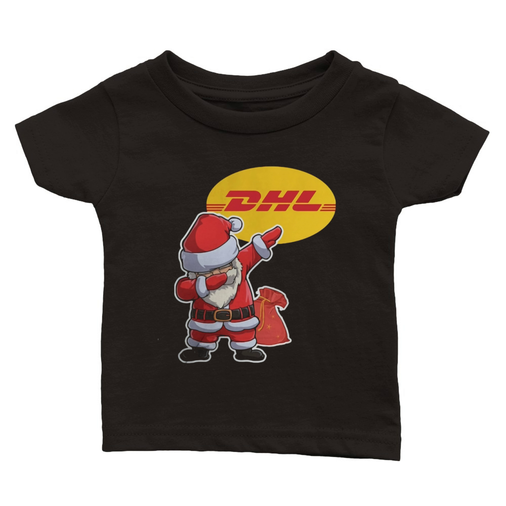 Merry Christmas Santa Claus Dabbing DHL Shirt Classic Baby Crewneck T-shirt