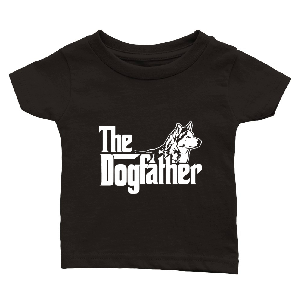 THE DOGFATHER  HUSKY Classic Baby Crewneck T-shirt
