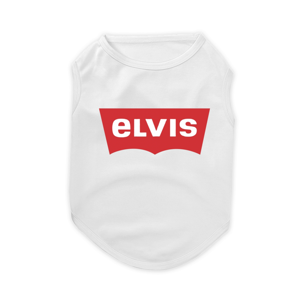 Elvis - Levis Style Logo TShirt Pet T-Shirt